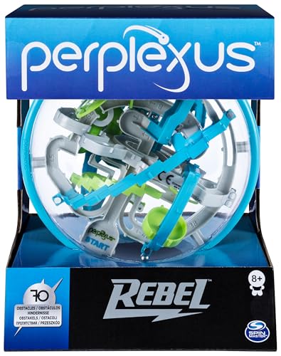 Tauche ein in die faszinierende Welt des Perplexus Rebel - das ultimative 3D-Kugellabyrinth mit 70 kniffligen Hindernissen! Perfekt für fingerfertige Abenteurer ab 6 Jahren!
