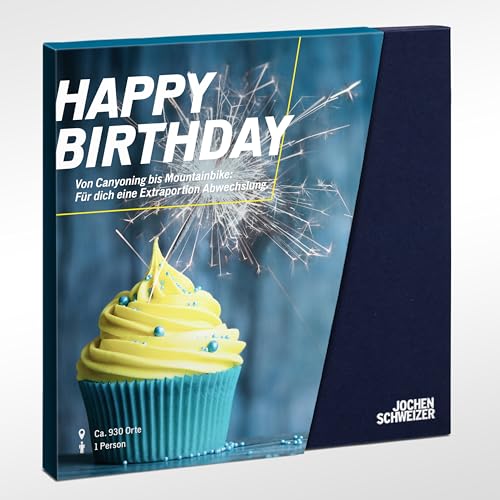 Entdecke die aufregende Welt der Erlebnisse mit der JOCHEN SCHWEIZER Geschenkbox! Perfekt für einen unvergesslichen Geburtstag für dich und deine Liebsten. Freie Auswahl garantiert!